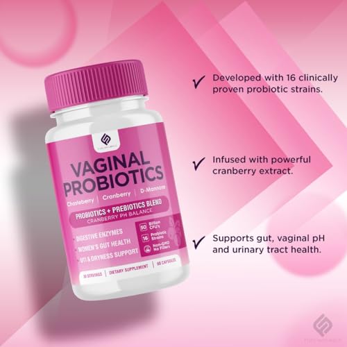 Vaginal Probiotics for Women Digestive Enzymes Gut Health PH Balance Pills, Women's Fuze NaturalsBuy Supplements Australia