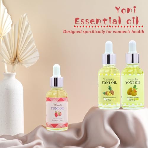 3 Packs Yoni Oil for Women, 100% Natural Feminine Oil Intimate Deodorant for Women, Eliminates Odor WovarkieBuy Supplements Australia