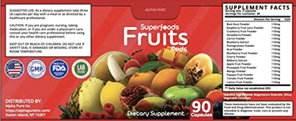 90 Capsules Each Bottle 540 Capsules superfoods Veggies Greens and Reds Fruits Triple Alpha PureBuy Supplements Australia
