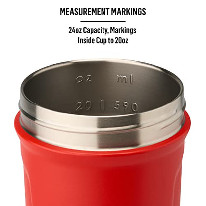 BlenderBottle Strada Twist Cap Shaker Cup Insulated Stainless Steel Water Bottle with Wire BlenderBottleBuy Supplements Australia