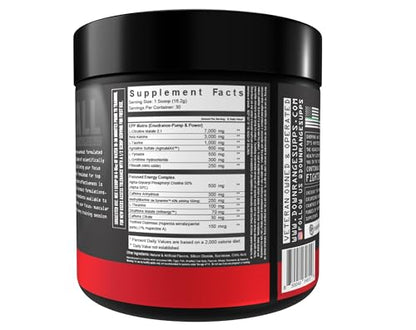 DownRange Supplements 1st Call Pre Workout Powder, Preworkout for Men and Women, Amino Acid Beta Alanine, Caffeine & More for Pump, Energy and Focus Support, 30 Serving (American AF - Cherry Punch)