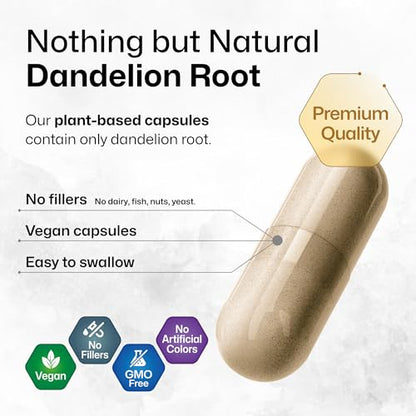 BIO KRAUTER Dandelion Root Capsules - Organic Dandelion Root Supplement - Vegan BIO KRAUTERBuy Supplements Australia