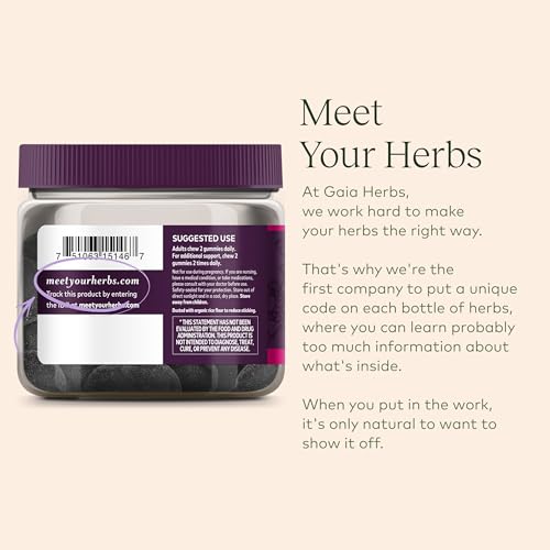 Gaia Herbs Black Elderberry (Sambucus Nigra) Extra Strength Gummies Gaia HerbsBuy Supplements Australia