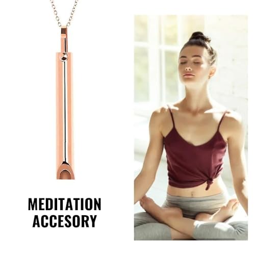 Mariscal Anxiety Breathing Necklace - Rose Gold Anti Anxiety Necklace Breathing for Women and Men Mariscal StoreBuy Supplements Australia