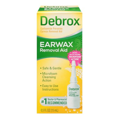 Debrox Ear Wax Removal Drops, Gentle Microfoam Ear Wax Remover, 0.5 Fl Oz DebroxBuy Supplements Australia