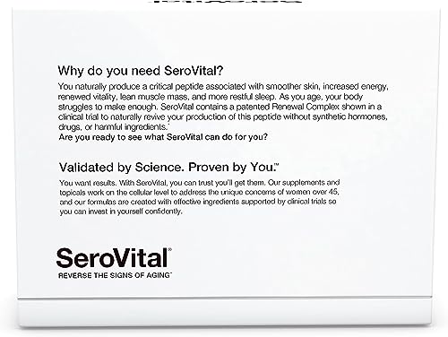 Sero-Vital Renewal Complex - Reverse The Signs of Aging - Clinically Tested to Increase Human Growth SerovitalBuy Supplements Australia
