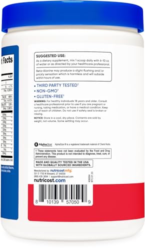 Nutricost Stim-Free Pre-Workout Powder Fruit Punch 30 Servings - Gluten Free, Non-GMO NutricostBuy Supplements Australia