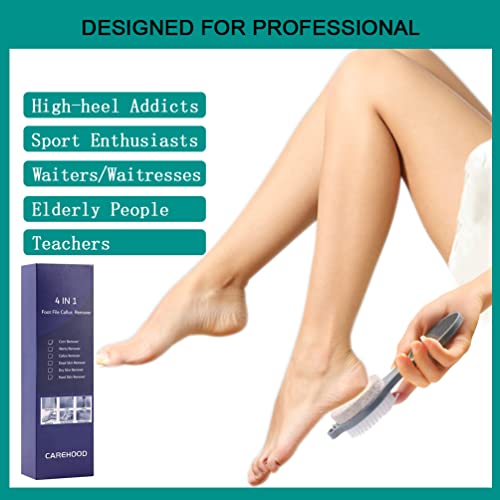 CAREHOOD Foot File Callus Remover - Multi Purpose 4 in 1 Feet Pedicure CAREHOODBuy Supplements Australia
