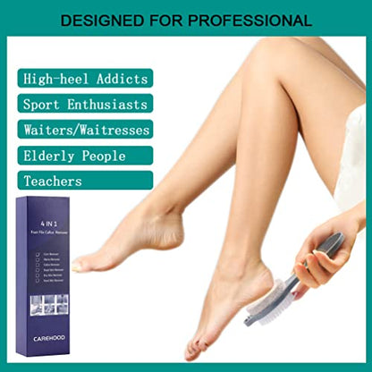 CAREHOOD Foot File Callus Remover - Multi Purpose 4 in 1 Feet Pedicure CAREHOODBuy Supplements Australia