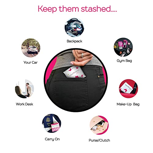to-Go Panty Kit Includes 4 Items Seamless Thong Underwear Fresh Wipe Pantyliner & Washbag Travel Panty FreshBuy Supplements Australia