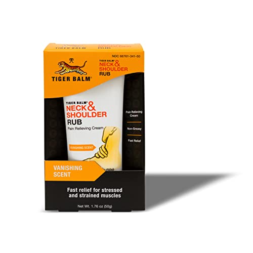Tiger Balm Neck & Shoulder Rub Vanishing Scent 1.76 oz (Pack of 2) Tiger BalmBuy Supplements Australia