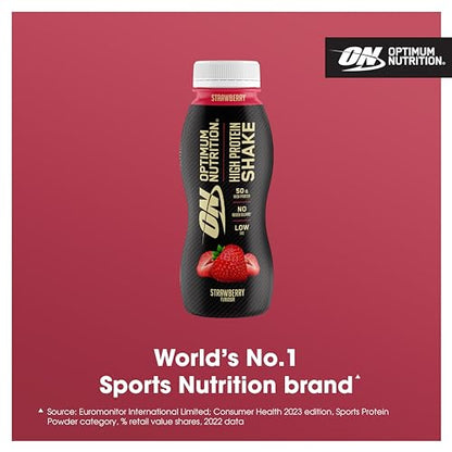 Optimum Nutrition High Protein Shake Bottles, Ready To Drink Healthy Snacks, No added Optimum NutritionBuy Supplements Australia