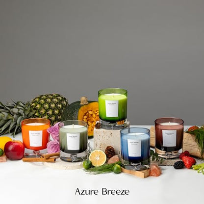 Pumpkin Scented Candles for Home - 12 oz, 70 Hours Burning - Natural Essential Oils & Soy Wax Azure BreezeBuy Supplements Australia