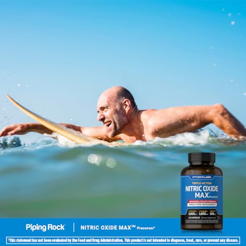 Fitness Labs Nitric Oxide Supplement | 3000mg | 120 Capsules | Nitric Oxide Pre Workout Fitness LabsBuy Supplements Australia