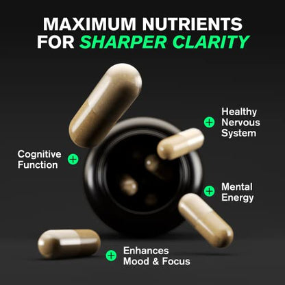 Organic Lions Mane Supplement Capsules 2400 mg - Powerful Nootropic - Helps Maintain VitaRawBuy Supplements Australia