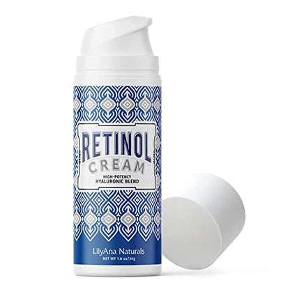 LilyAna Naturals Retinol Face Cream - Anti Aging Moisturizer, Wrinkle Reducer