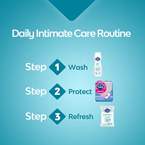 Saba Sensiti-V Intimate Wash, Feminine Hygiene Wash, 6.76 fl oz (Pack of 6) SabaBuy Supplements Australia