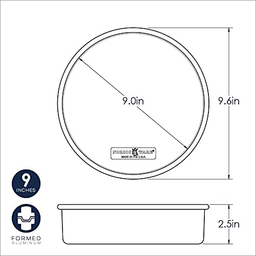 Nordic Ware Naturals Round Cake Pan, 9-Inch 2-Pack Nordic WareBuy Supplements Australia