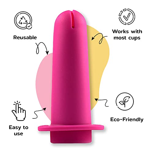 SHORDY Applicator Tool for Menstrual Cups for Easy Insertion with Lube Gel, Reusable Period Cup SHORDYBuy Supplements Australia