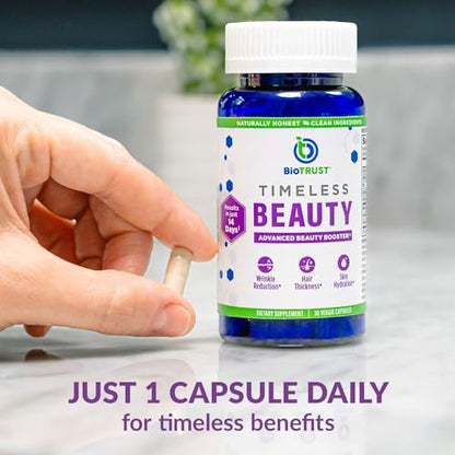 BioTrust Timeless Beauty Ceramide Booster – Hair & Skin Restoring Phytoceramides BioTrustBuy Supplements Australia