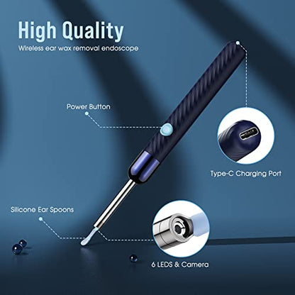 Ear Wax Removal - Earwax Remover Tool with 8 Pcs Ear Set - Ear Cleaner LEIPUTBuy Supplements Australia