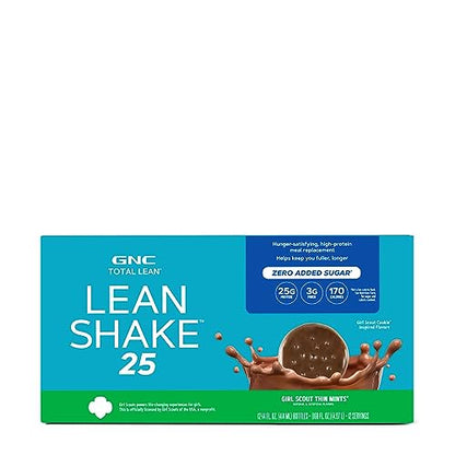GNC Total Lean | Lean Shake 25, To Go Bottles | Low-Carb Protein Shake to Improve Weight GNCBuy Supplements Australia