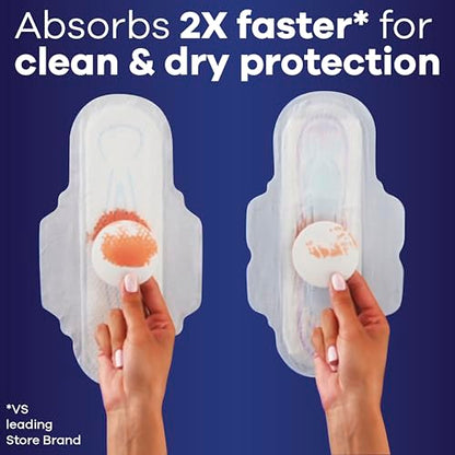 Always Ultra Thin Feminine Pads with Wings for Women, Size 4, Overnight Absorbency, Unscented AlwaysBuy Supplements Australia