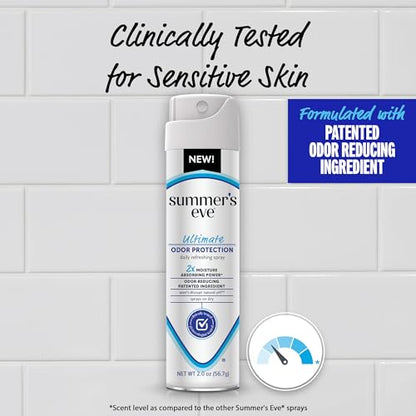 Summer's Eve, Ultimate Odor Control, Feminine Spray for Odor Protection, Talc-Free, Absorbs Moisture, 2 oz Summer's EveBuy Supplements Australia