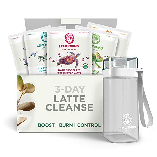 LEMONKIND Organic 3 Day Fat-Burn Cleanse for Weight Loss Jumpstart & Detox 