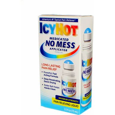 Icy Hot Medicated No Mess Applicator Max-Strength 2.5 Ounce (73ml) (6 Pack) Icy HotBuy Supplements Australia