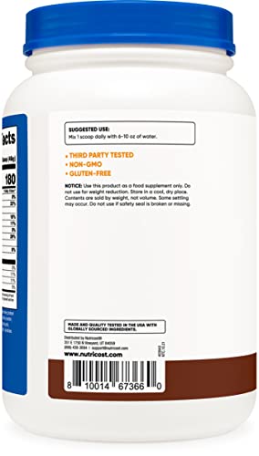 Nutricost Meal Replacement Shake Powder (Chocolate), 30 Servings - Protein, Non-GMO NutricostBuy Supplements Australia