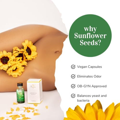 Sunflower Seeds - Vegan Vaginal Suppositories The Bare SunflowerBuy Supplements Australia