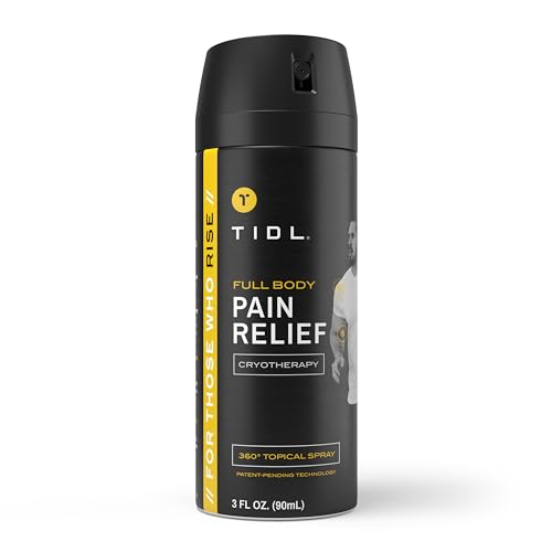 TIDL Cryotherapy Spray - Advanced Pain Relief for Rapid Recovery, Instant Cooling 
