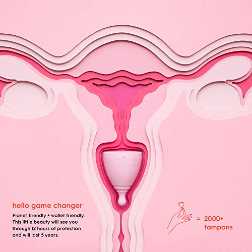 The Hello Cup Extra Small Menstrual Cup, BPA Free, Reusable, Hypoallergenic, Recyclable THE HELLO CUPBuy Supplements Australia