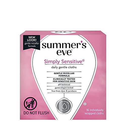 Summer's Eve Cleansing Cloths, Simply Sensitive, 16 Count Summer's EveBuy Supplements Australia
