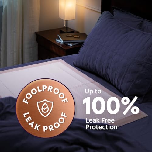 XXL Bed Pads, 5-Layer Disposable 30 x 36 Chucks Pee Pads for Incontinen Stack ManBuy Supplements Australia