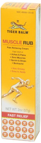 Tiger Muscle Rub Topical Analgesic Cream 2 Ounces (57 g) (Pack of 4) Tiger BalmBuy Supplements Australia