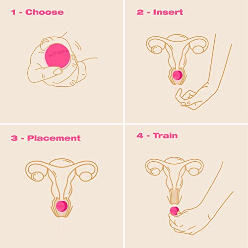 INTIMINA Laselle Weighted Exerciser Set - Women’s 3 Pelvic Floor Weights (28g, 38g, 48g) INTIMINABuy Supplements Australia