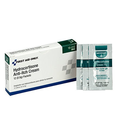 First Aid Only 18-012 Hydrocortisone Cream Packets, 12 Count First Aid OnlyBuy Supplements Australia
