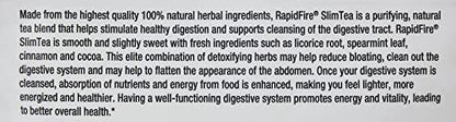 Rapid Fire Slim Tea 14 Day Herbal Teatox, Blend of Natural Herbs and Botanicals, Supports Healthy SNSBuy Supplements Australia