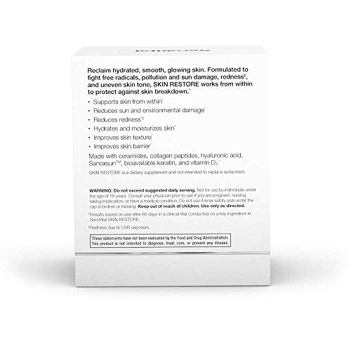 SeroVital Skin Restore, Healthy Skin Supplement with Ceramides and Hyaluronic Acid SerovitalBuy Supplements Australia