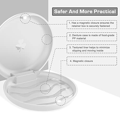 BVN 2 Pcs Retainer Case, Slim Braces Case, Denture Case, Mouth Guard Case, Teeth Aligner Case BVNBuy Supplements Australia