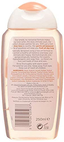 Femfresh 250ml Intimate Hygiene Daily Intimate Wash3 Pack Deal FemfreshBuy Supplements Australia