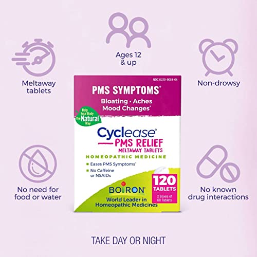 Boiron Cyclease PMS Twin Pack, 120 Tablets Count BoironBuy Supplements Australia