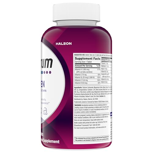Centrum Multivitamin for Women, Multimineral Supplement with Iron, Vitamin D3, B Vitamins and Antioxidant Vitamins C and E, Gluten Free