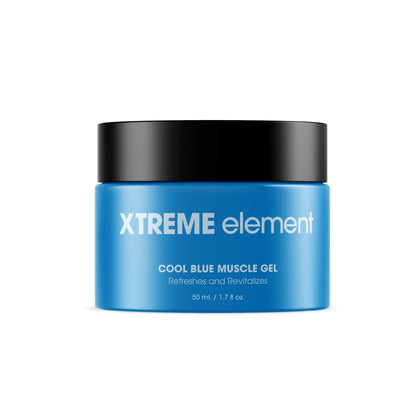 Xtreme Element Cool Blue Muscle Gel | Workouts Muscle Cooling Essential Oils for Smooth Body, Muscle Gel to Attain Flexible Joints, Soothe and Healing Gel | Natural, Plant-Based, and Cruelty-Free Xtreme ElementBuy Supplements Australia