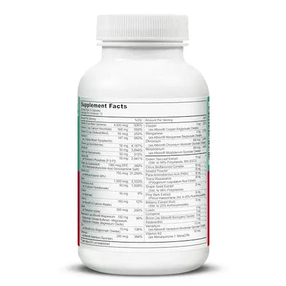 LIVELY VITAMIN CO. Multivitamin - 37 Vitamins Minerals and Extracts - Energy - Memory - Immune Function - Heart- Brain - Focus - Mood - Antioxidants - Dairy Gluten Soy Free - 60 Vegetarian Capsules LIVELY VITAMIN CO