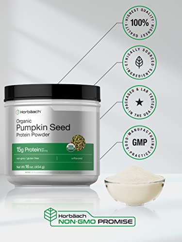 Pumpkin Seed Protein Powder Organic | 16 oz | Vegetarian, Gluten Free, and Non-GMO HorbäachBuy Supplements Australia