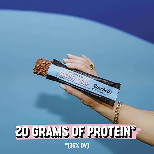 Barebells Protein Snacks Bars Creamy Crisp - 12 Count, 1.9oz Bars 55g of High Protein BAREBELLSBuy Supplements Australia